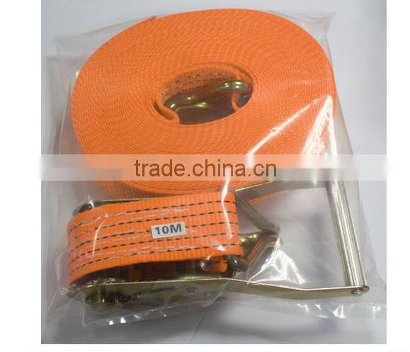 BS 5000kg 2inch For Truck Using Ratchet Strap Double J Hooks Complies To EN12195-2