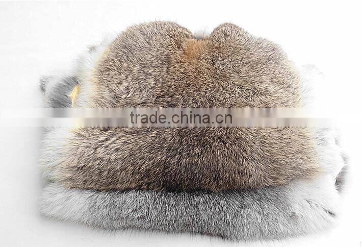 100% Genuine rabbit fur skin factory wholesale