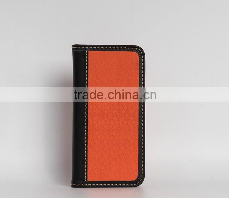 Flip pc+leather case money clip wallet cases for iphone6 6s