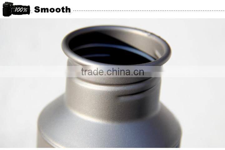 Custom Outdoor Titanium Sports Drinking Water Bottle For Camping