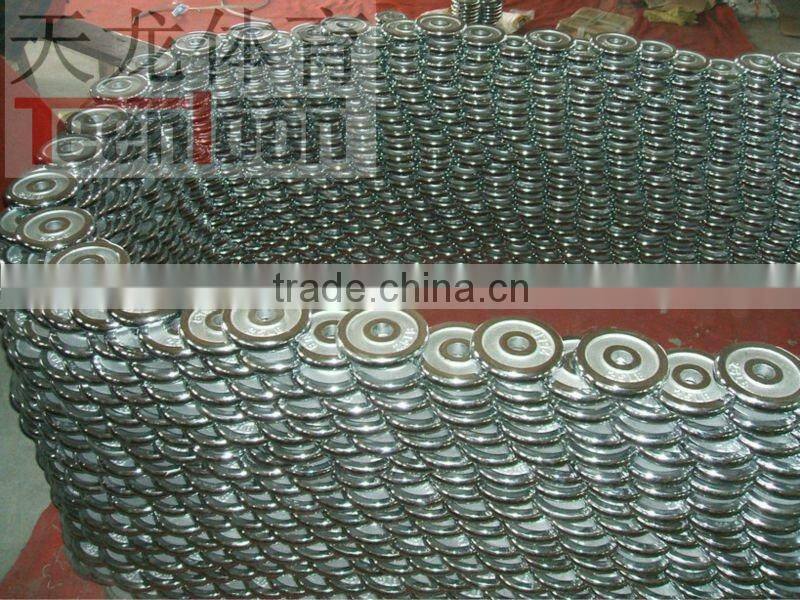 chromed dumbbell chrome steel dumbbell