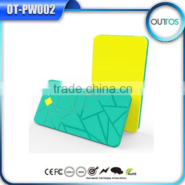 Promotional gift mobile accessories portable slim power bank battery case for samsung