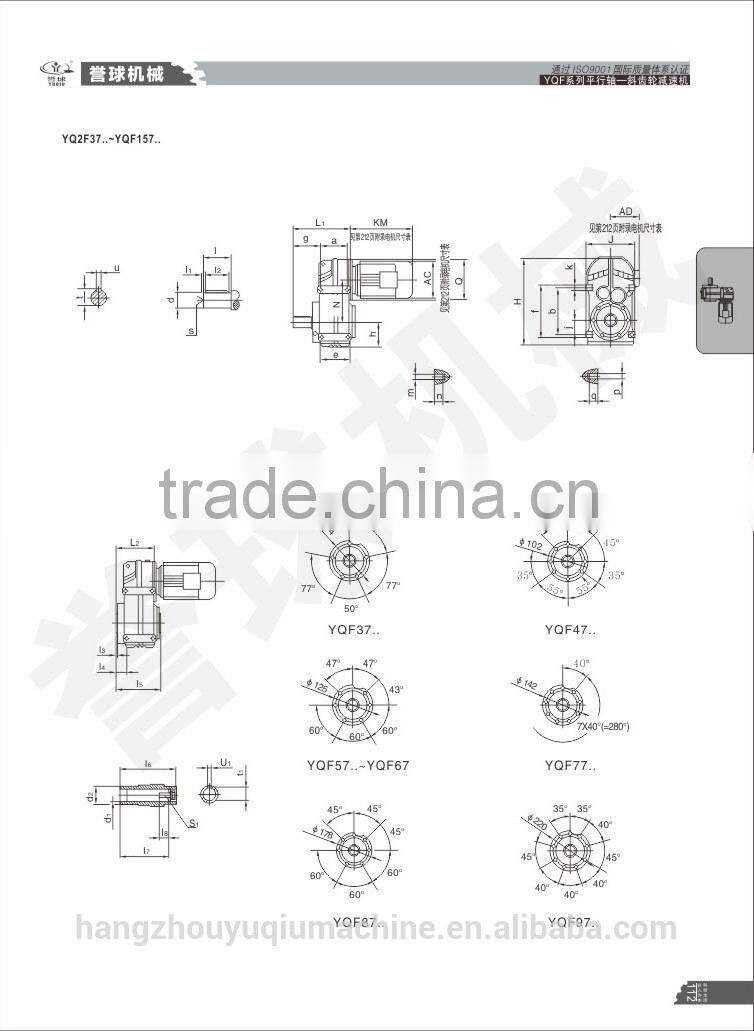 Parallel Shaft Mounted gear motor