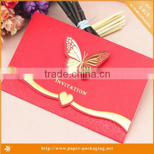 2015 Hot Sale wedding favor card printing
