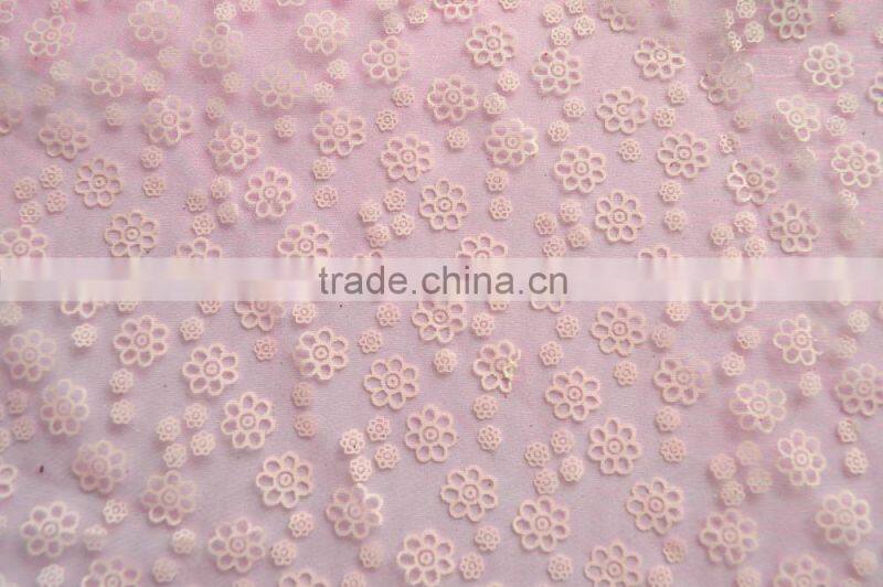 Polyester Printed Tulle Fabric for Dress and Decoration DSN325