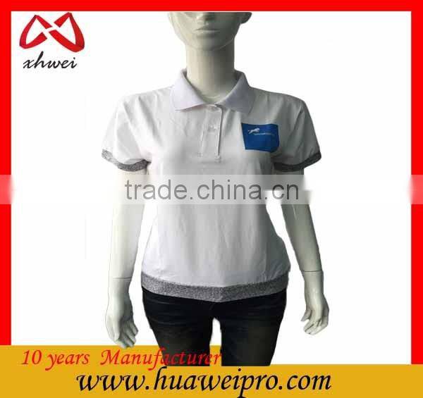 China Top level best sell men's polo shirt 100% cotton whole sale