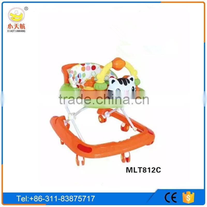 Factory direcly sell cheap price new model rotating baby trolley walker