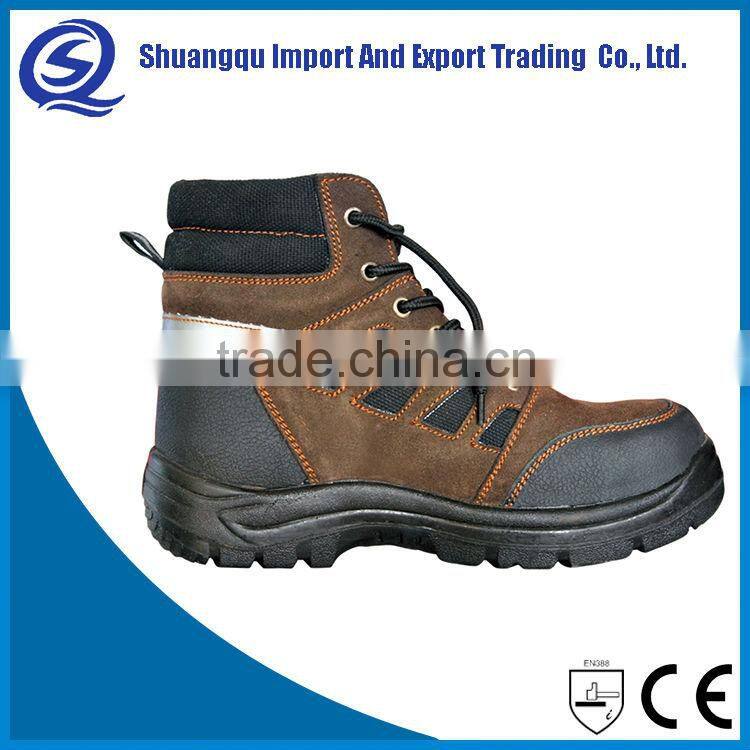 2015 fashion alibaba suppliers excellent material trendy steel toe cap safety shoe