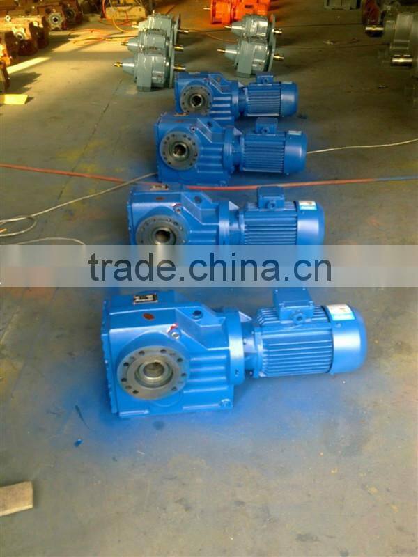 S serial worm helical right angle bevel gearbox
