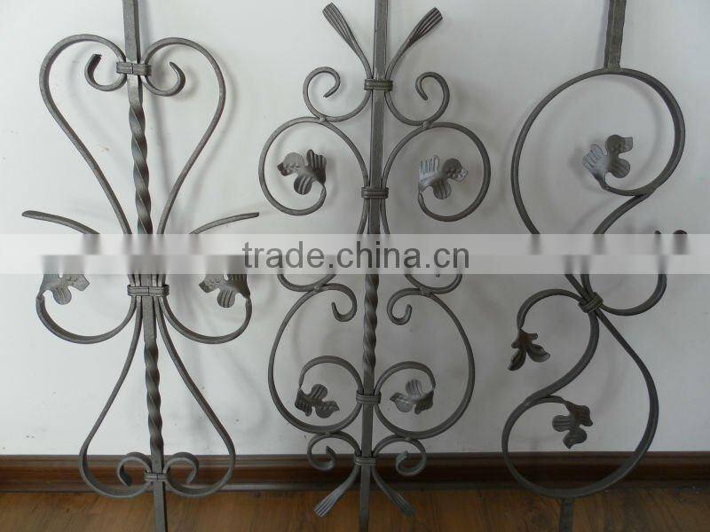 Staircase guardrail wrought iron baluster