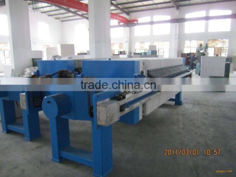 high performance plate and frame filter press machine for sludge dewatering