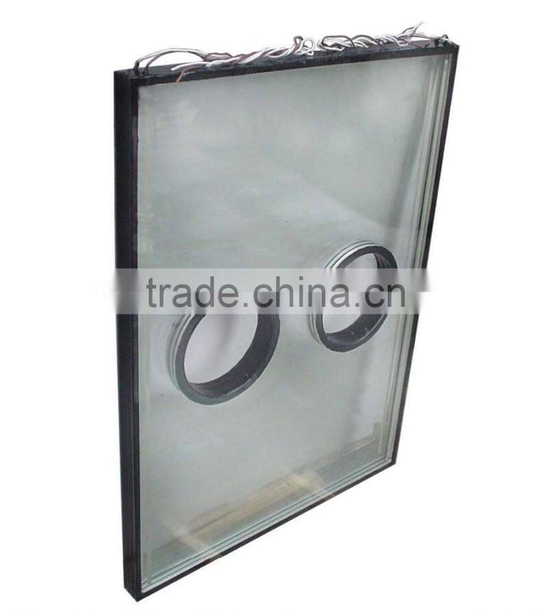 6-12a-6 UV resistant double glazed insulated glass panel ,energy saving glass ,6mm-12a-6mm, manufacturer , qinhuangdao