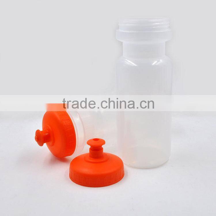 Green Color BPA free Custom Lable Flat Plastic Water Bottle