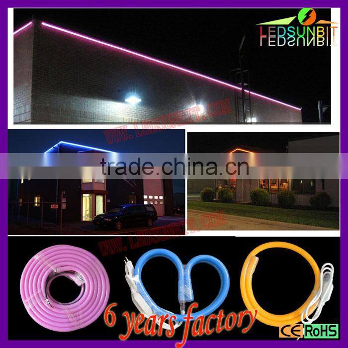 240v mono LED neon flex for outdoor decoration led neon flex 12v