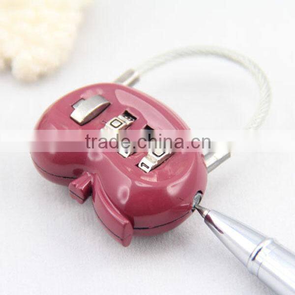 High quality Zin Alloy changeable combination lock,combination padlock,kidney shape digital lock, CH-138