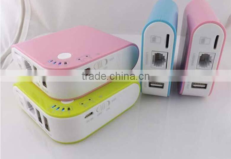 Wireless router powerbank 3g wifi