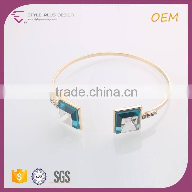 G69902I01 STYLE PLUS Top Retailer Hot Sale Women's Jewelry Pretty Bracelet Series blue jewelry bangle