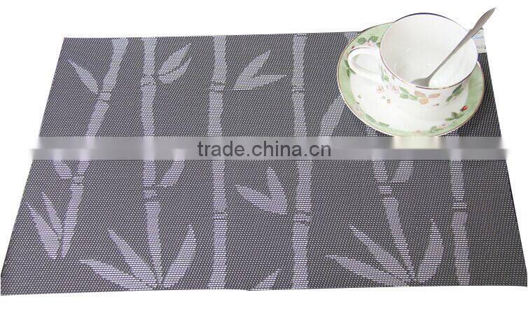Bamboo Jacquard PVC Table Placemats