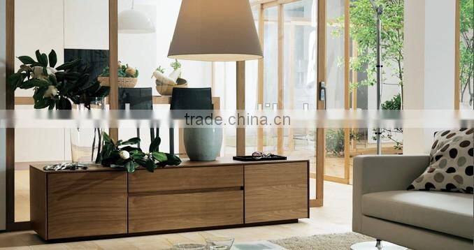 Living room furniture TV cabinet in walnut