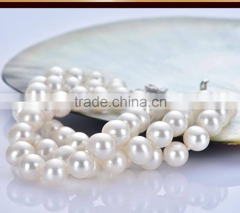2016 two rows friendship bracelets with freshwater pearl natural freshwater pearl bracelet latest design