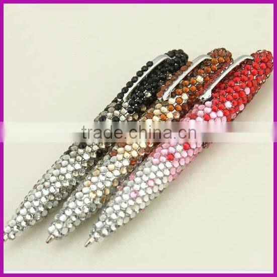 Fashion rhinestone gift pen for giveaways BY-2069