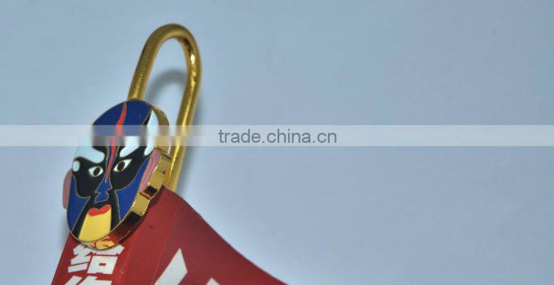 Chinese facebook metal bookmark for book and brass bookmark
