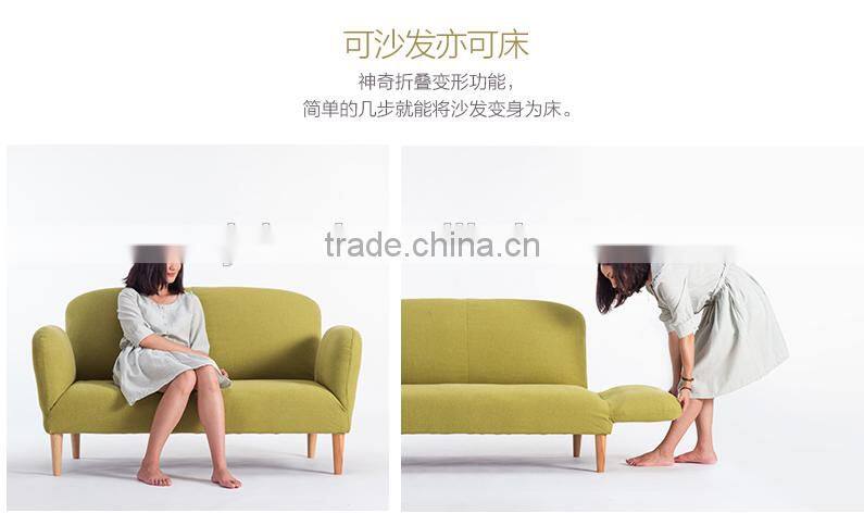 Fabric fold down sofa (sofa bed) HLM-4011