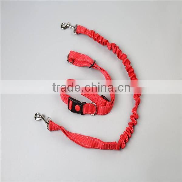 bungee leash wholesale belt leash nylon dog belt leash