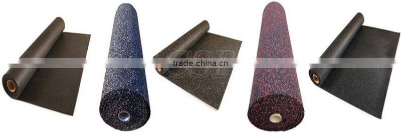 soft gym noise reduction rubber flooring and recycled rubber flooring for play areas