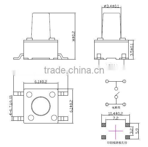 micro tact switch miniature switch tact switch