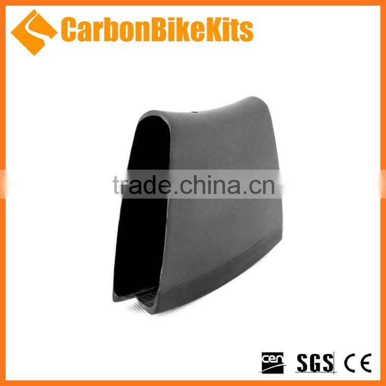 2016 CarbonBikeKits T700 toray 25mm wide u shape tubular carbon road aero wheel rim with Brand WR88T