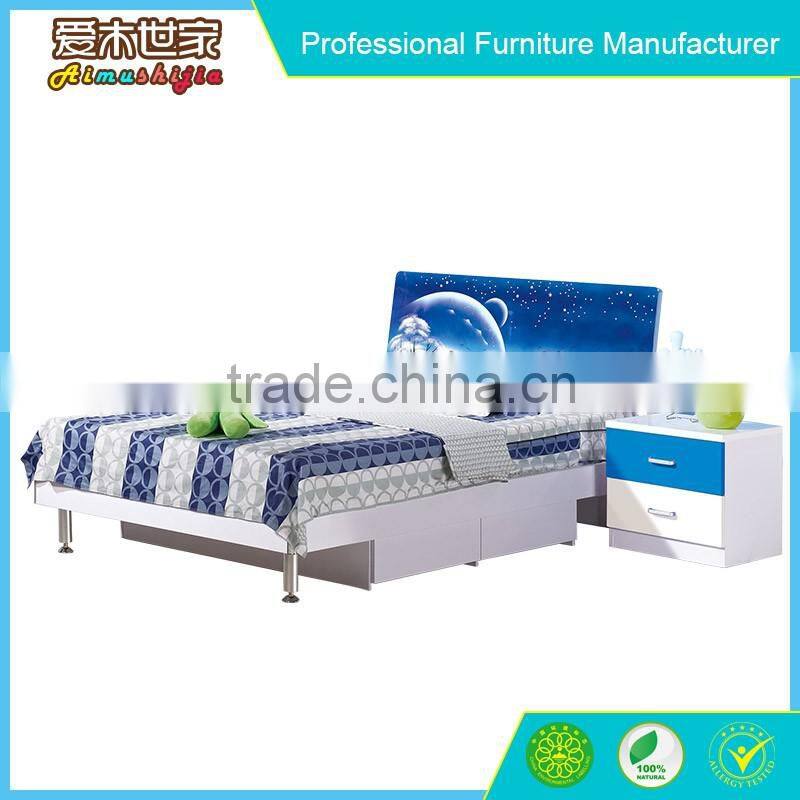 Hot sale children bedroom kids single bed for kid and adult