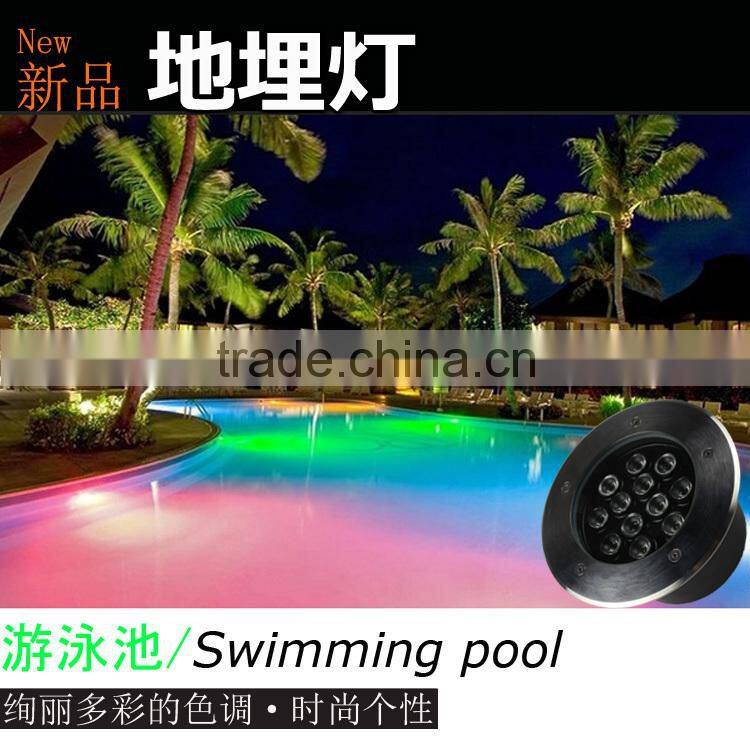 outdoor underground Light waterproof 12w LED IP68 for garden swimming pool