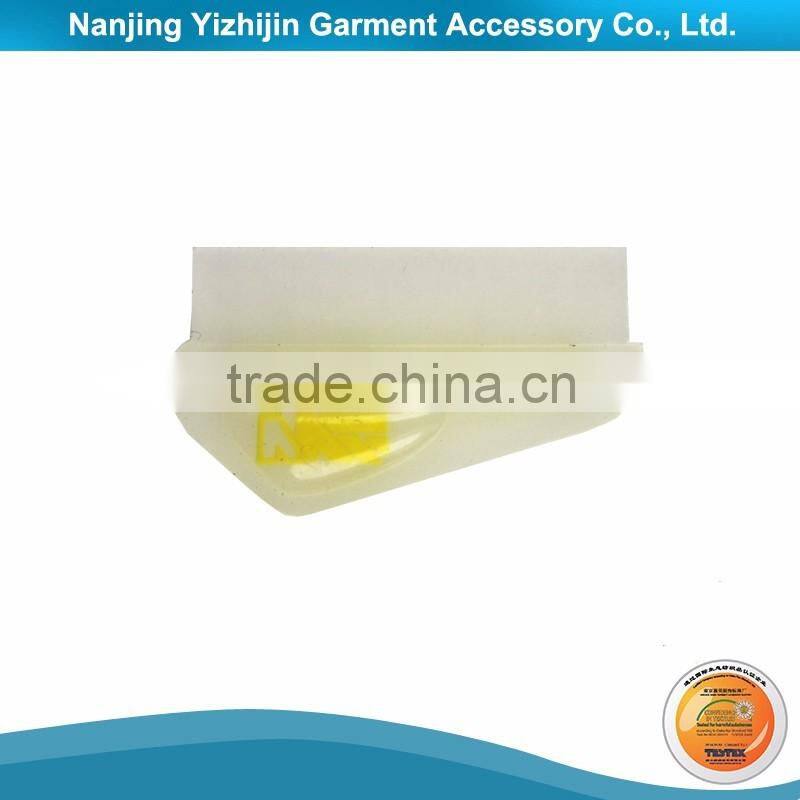 Black & Yellow PVC Brand Logo Embossed Clothing Label