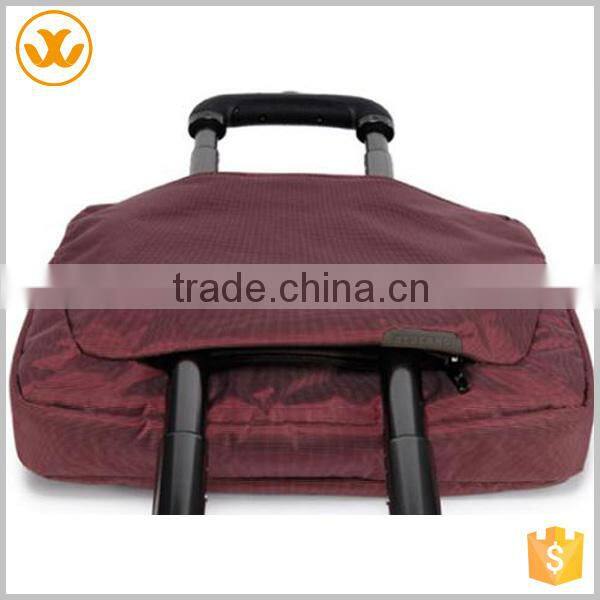 Top quality nylon trolley red custom business laptop bag
