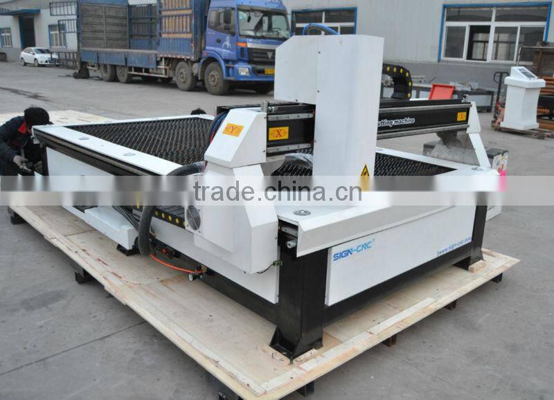 High power SIGN 1325 cnc plasma cutting machine for metal