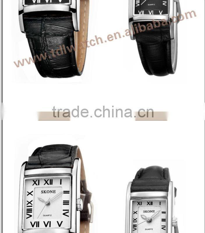 Top Brand SKONE Design Leather Strap Roles Watches Men
