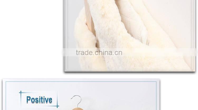 children winter wholesale clothes knitted brown rabbit fur vest apparel