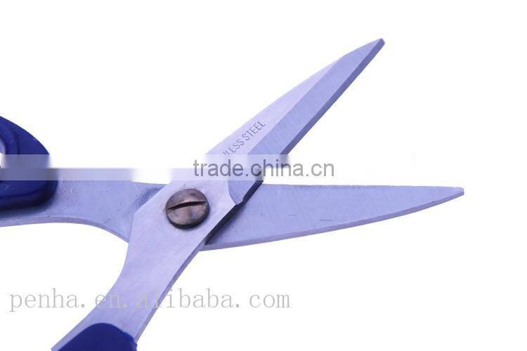 Well selling wholesales plastic handle 8" household scissors