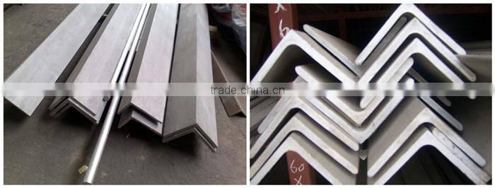 China best price 304 316 321 stainless steel angle bar
