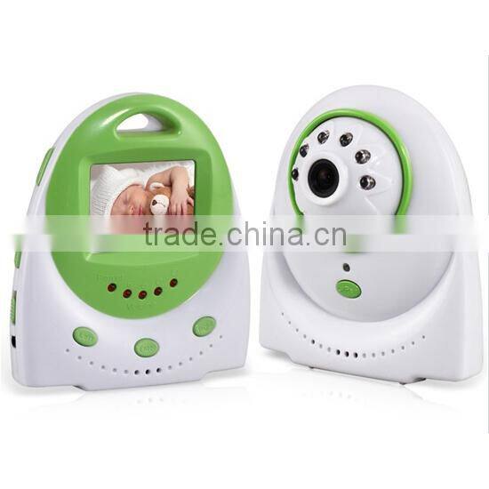 2.4GHz Wireless Digital Baby Monitor with Two Way Audio and Temperature Alarm and TV out function