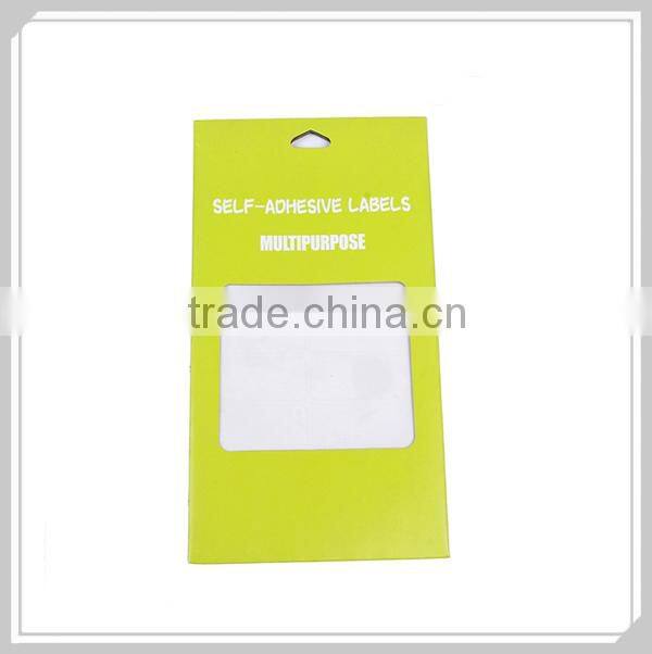 Adhesive labels for plastic bags