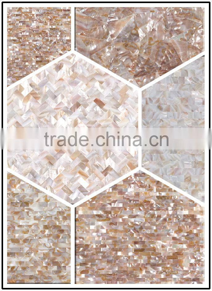 Wholesale freshwater shell for home decor different pattern