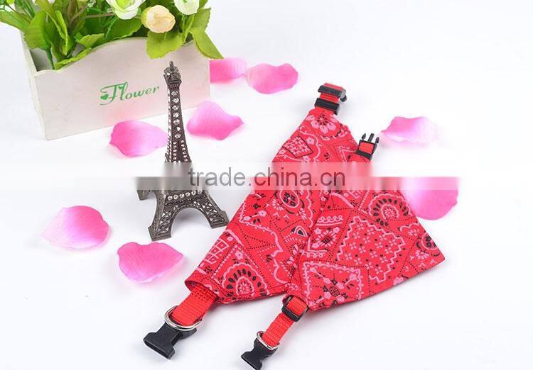 Hot Sale New Adjustable Pets Leashes And Collars Bandana Neck Scarf Buckles For Dog Puppy Cat collars