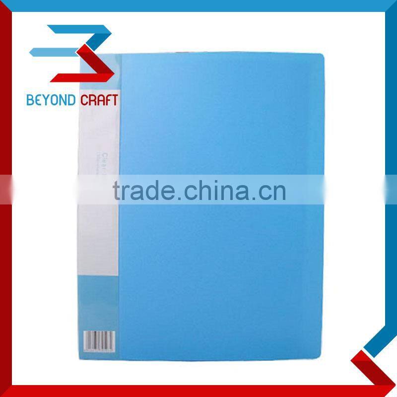 Good quality A4 PP clear display book display folder logo print