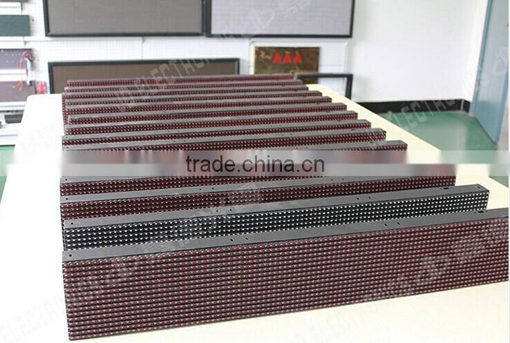 single color p10 car led window inside display with battery