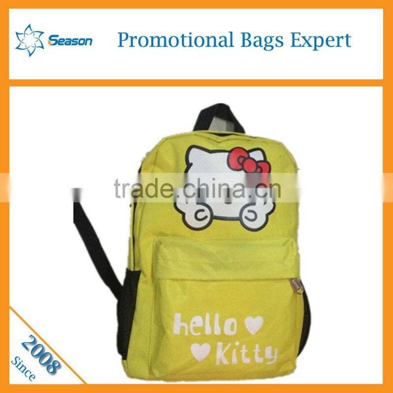 Cartoon logo child school backpack customized design