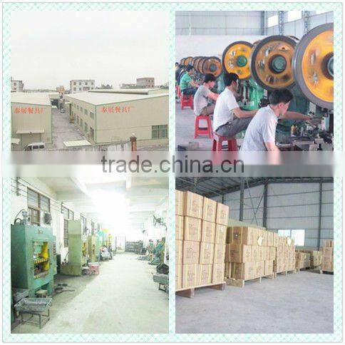 Hot selling with ceramic handle kitchenware set