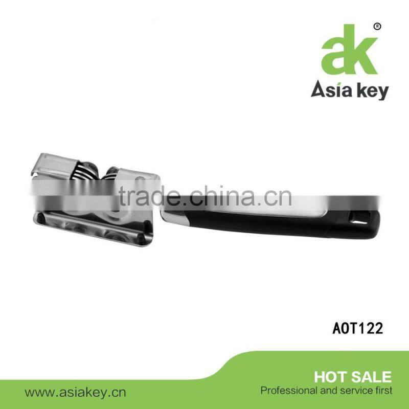 High Quality 2 Stages White Color Knife Sharpener For Straight and Serrated Knives