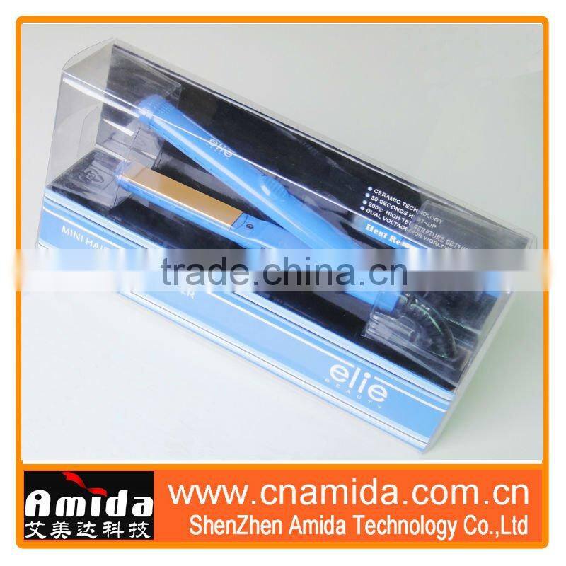 gift bag with window for mini hair straightener